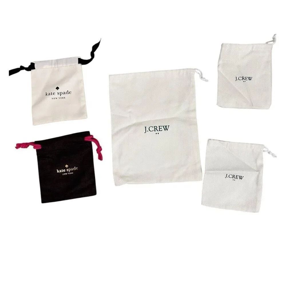 J. Crew Kate Spade Dust Bags Pouches